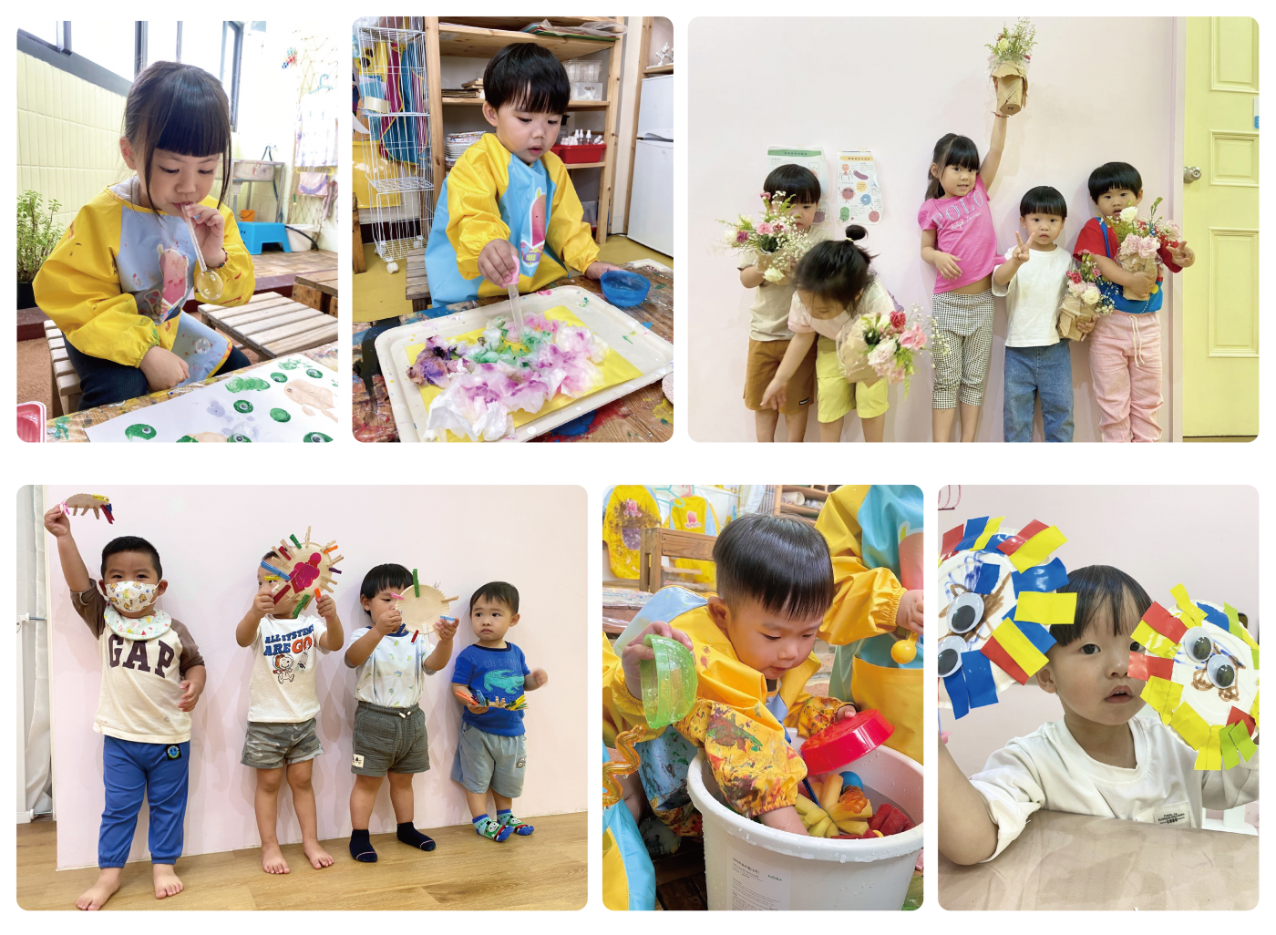 幼兒半日班五感藝術、科學實驗與多媒材創作