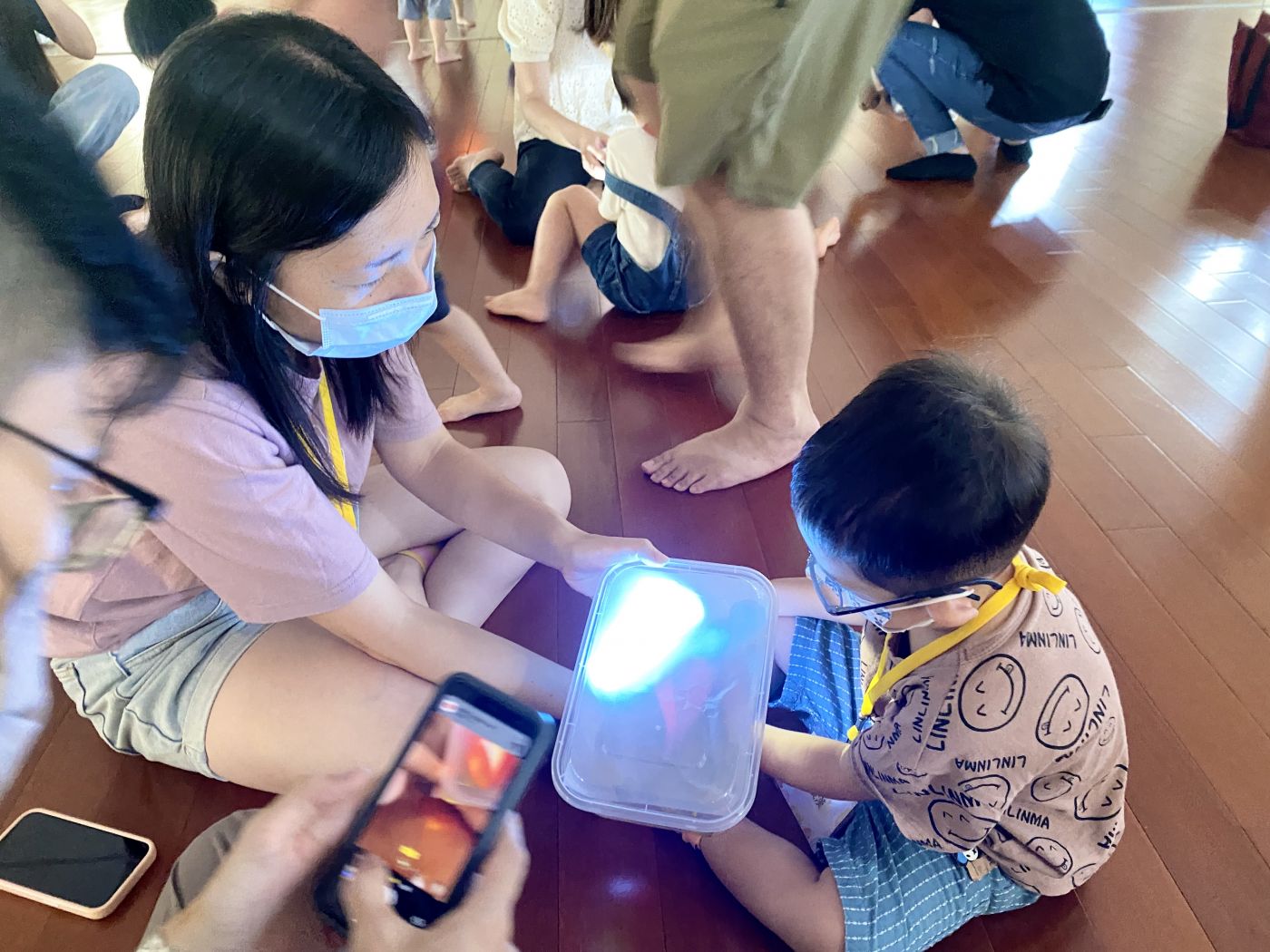 台中企業團體手作光影遊戲盒 DIY 作品